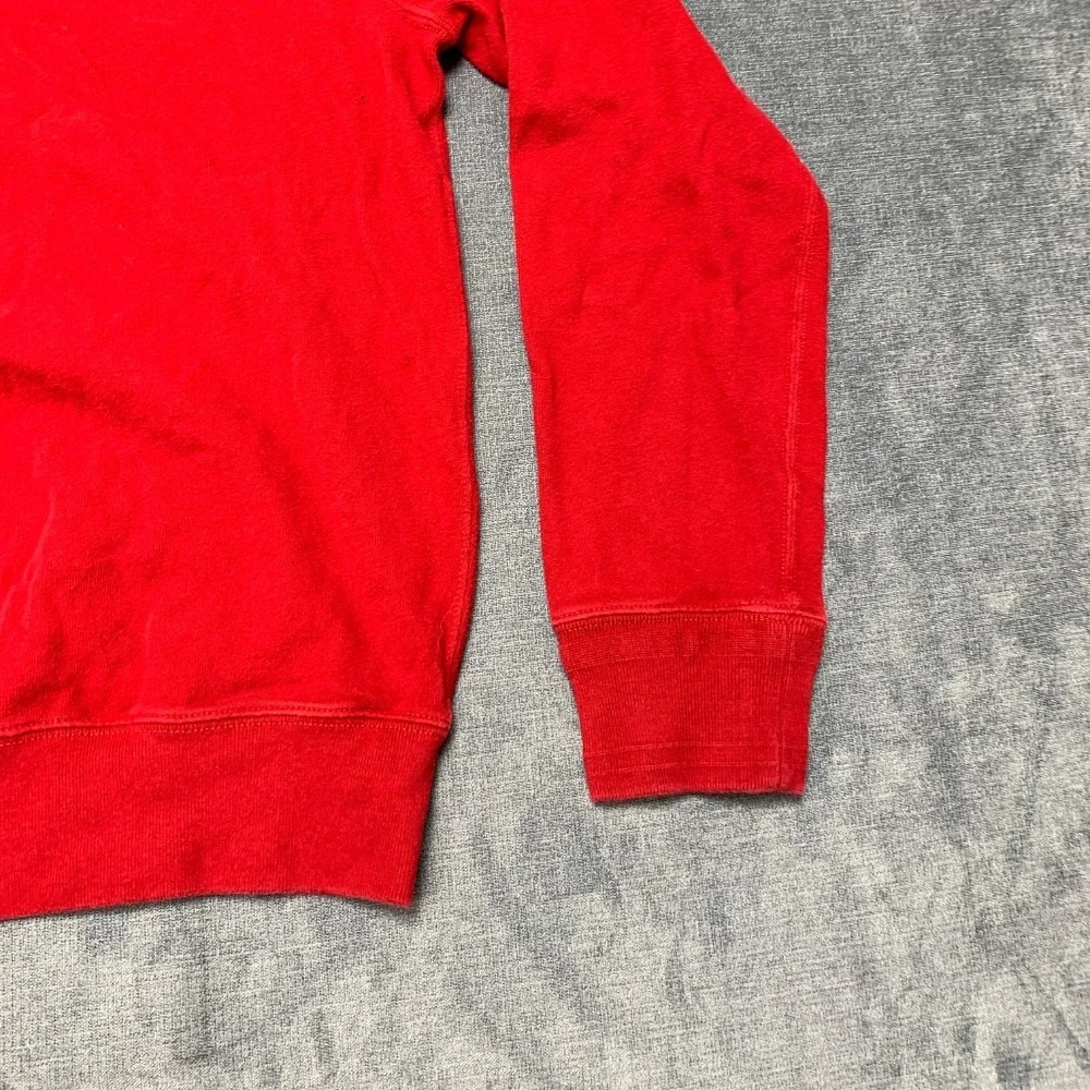 Polo by Ralph Lauren Sweater Mens Large Red Cotton Pony Logo Mock Neck Winter